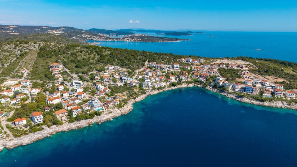 A quiet bay on Čiovo island, Dalmatia